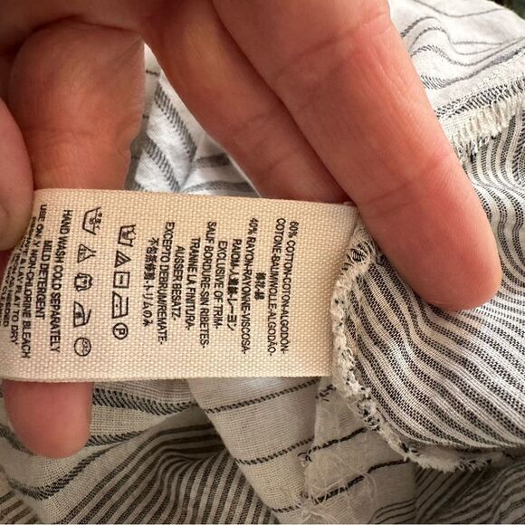 Free People Tye Dye Striped Tunic Top Size Small - Picture 10 of 11